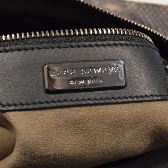 NWOT $2180 Nada Sawaya Brown Python Doulbe Handle Tote Handbag - Picture 8 of 8